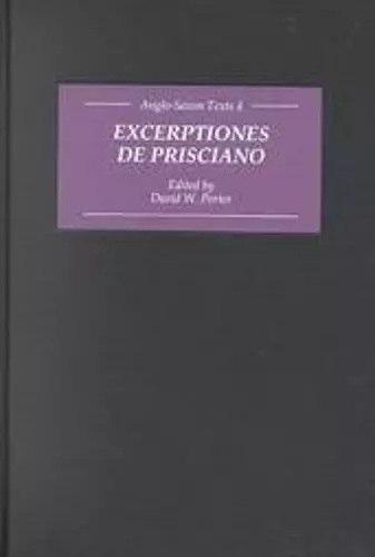 Excerptiones de Prisciano cover