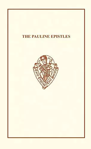 The Pauline Epistles cover