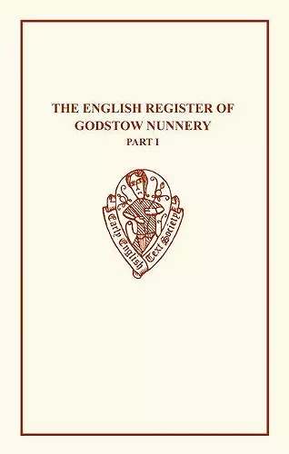 English Register of Godstow I cover