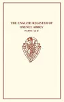 English Register of Oseney Abbey Vols I and II cover