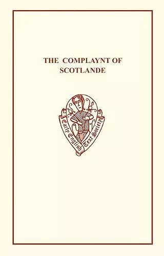 The Complaynt of Scotlande cover