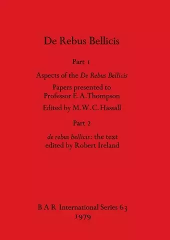 Aspects of De Rebus Bellicis cover