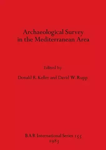 Archaeological Survey in the Mediterranean Area cover