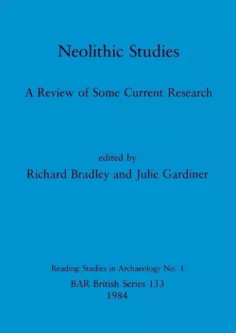 Neolithic Studies cover