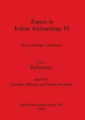 Papers in Italian Archaeology IV cover