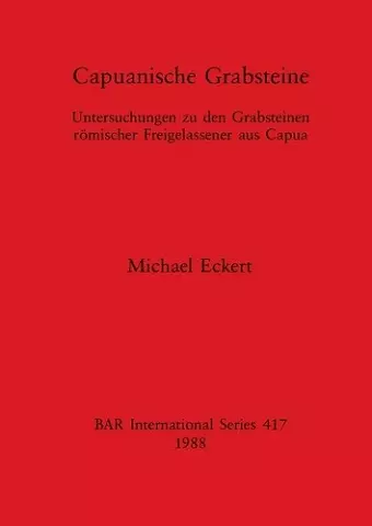 Capuanische Grabsteine cover