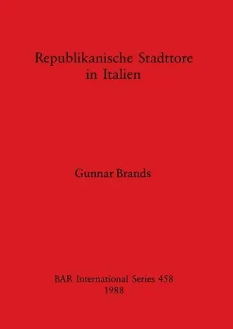 Republikanische Stadttore in Italien cover