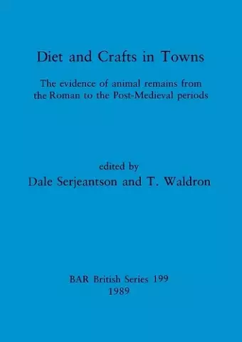 Diets and Crafts in Towns cover