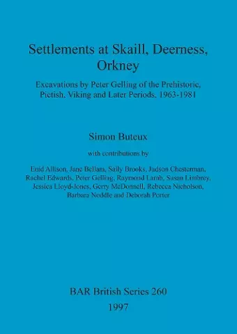 Settlements at Skaill, Deerness, Orkney cover