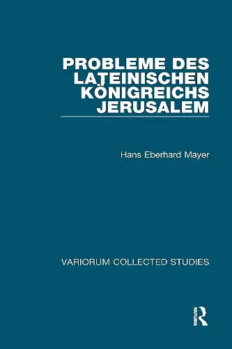 Probleme des lateinischen Königreichs Jerusalem cover