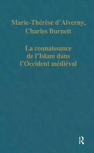 La connaissance de l'Islam dans l'Occident médiéval cover