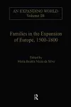 Families in the Expansion of Europe,1500-1800 cover