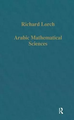 Arabic Mathematical Sciences cover