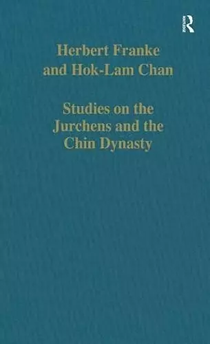 Studies on the Jurchens and the Chin Dynasty cover