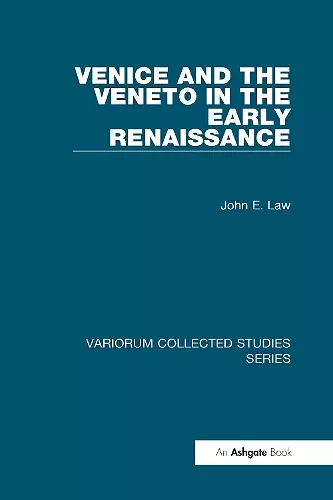 Venice and the Veneto in the Early Renaissance cover