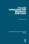 Italian Humanism and Medieval Rhetoric cover