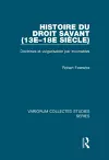 Histoire du droit savant (13e–18e siècle) cover