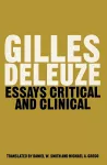 Essays Critical and Clinical cover