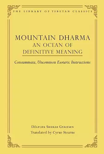 Mountain Dharma: An Ocean of Definitive Meaning cover