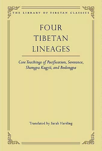 Four Tibetan Lineages cover