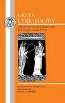 Greek Lyric Poetry cover