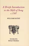 A Briefe Introduction to the Skill of Song, c. 1587 cover