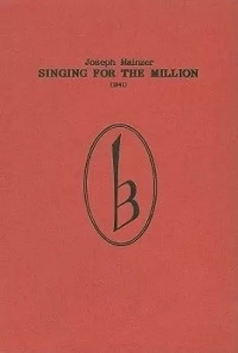 Singing for the Million (1841) cover