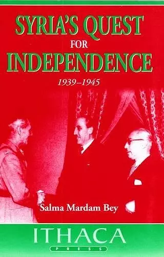Syria's Quest for Independence cover