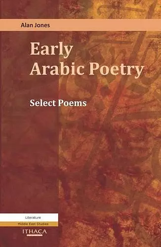 Early Arabic Poetry cover