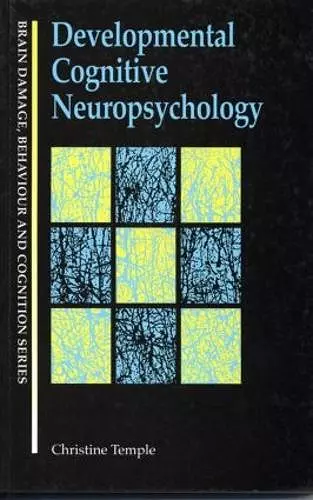 Developmental Cognitive Neuropsychology cover