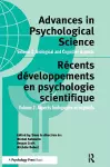 Advances in Psychological Science, Volume 2 cover