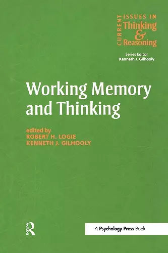 Working Memory and Thinking cover