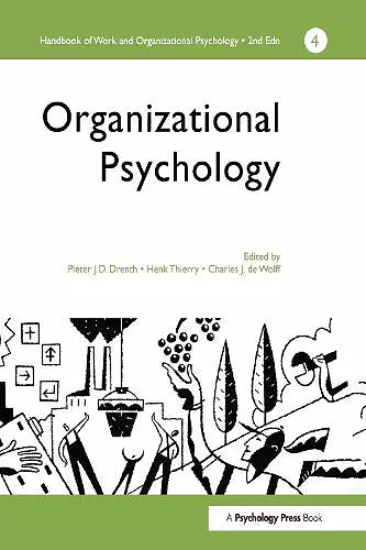 A Handbook of Work and Organizational Psychology cover