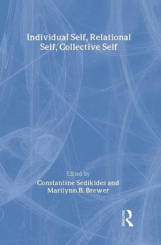 Individual Self, Relational Self, Collective Self cover