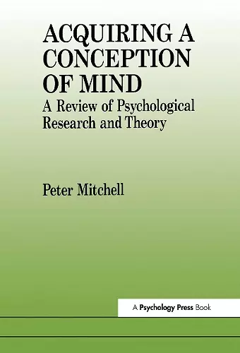 Acquiring a Conception of Mind cover