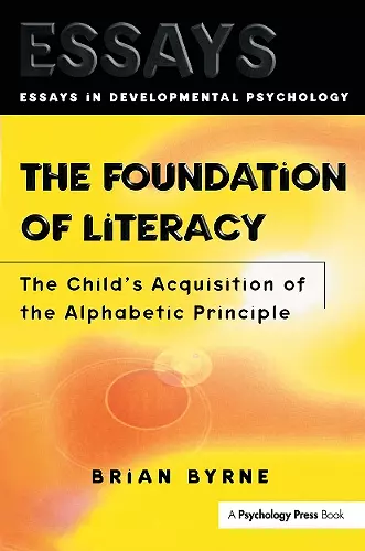 The Foundation of Literacy cover