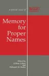 Memory for Proper Names cover
