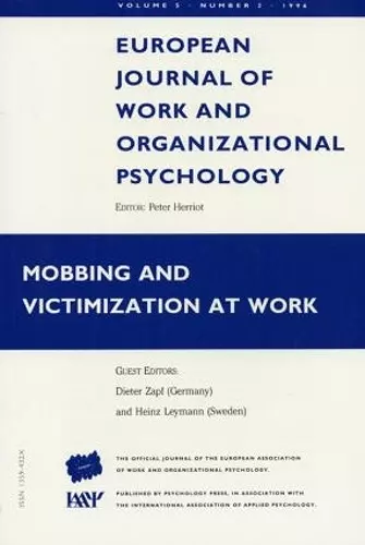 Mobbing and Victimization at Work cover