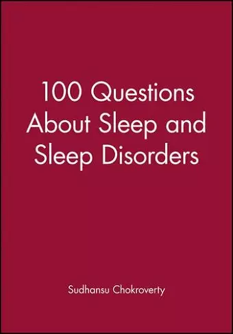 100 Questions About Sleep and Sleep Disorders cover