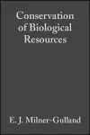 Conservation of Biological Resources cover