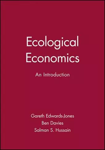 Ecological Economics cover