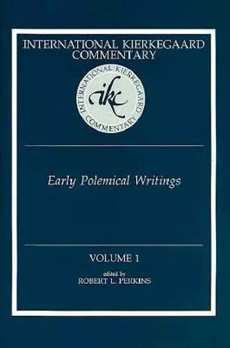 Early Polemical Writings cover