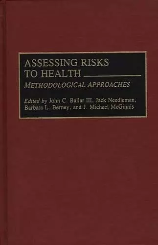 Assessing Risks to Health cover