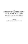 The National Government and Social Welfare cover