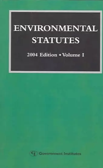 Environmental Statutes cover