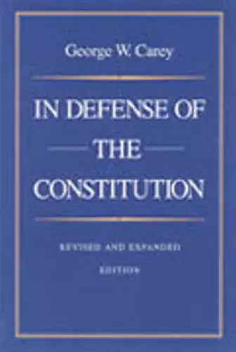 In Defense of the Constitution, 2nd Edition cover