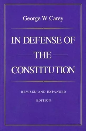 In Defense of the Constitution, 2nd Edition cover