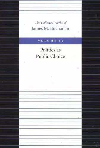 Politics as Public Choice cover