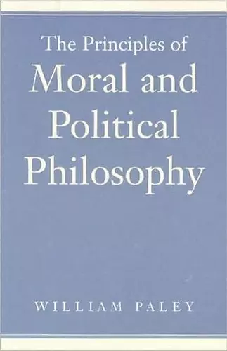 Principles of Moral & Political Philosophy cover