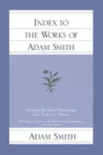 Index to the Works of Adam Smith cover